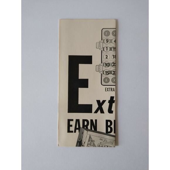 Parade Pinball FLYER Original Vintage Arcade Bingo Game Promo Artwork 1956 - Picture 2 of 4